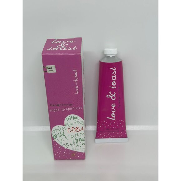 NIB Love & Toast Handcreme – Sugar Grapefruit Scent 1.25 oz by Margot Elena - Picture 2 of 4